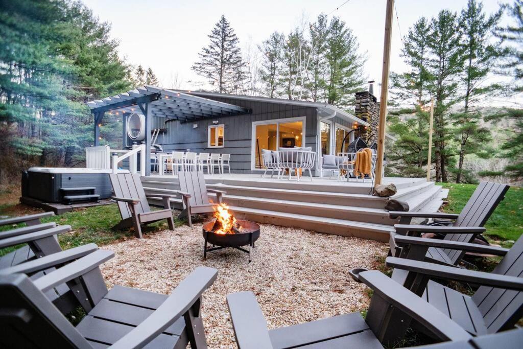 Prattvilla -Catskill -Mountain Escape 5 Bedroom ,3 Bath With Hot Tub Prattsville Extérieur photo