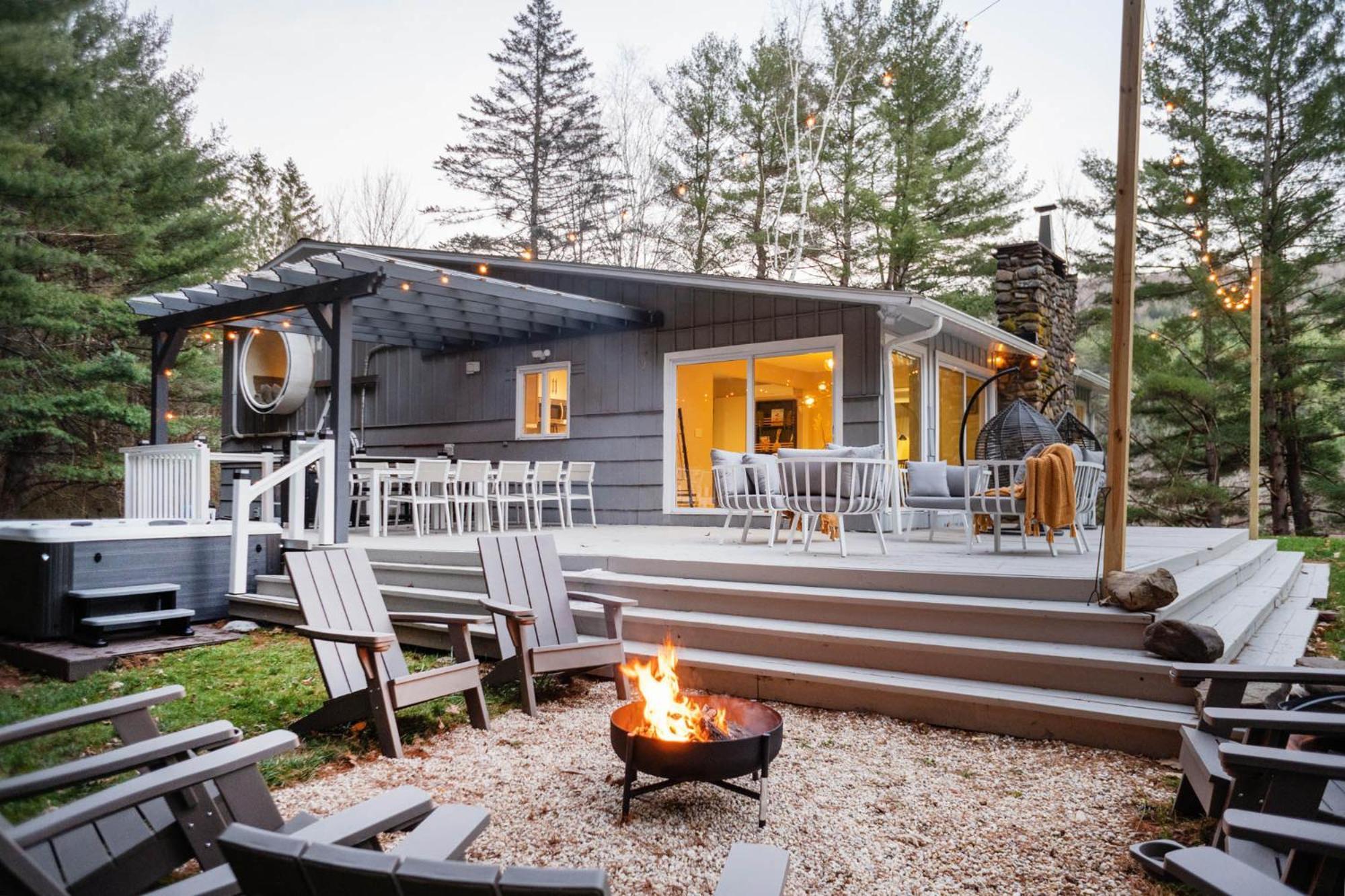 Prattvilla -Catskill -Mountain Escape 5 Bedroom ,3 Bath With Hot Tub Prattsville Extérieur photo
